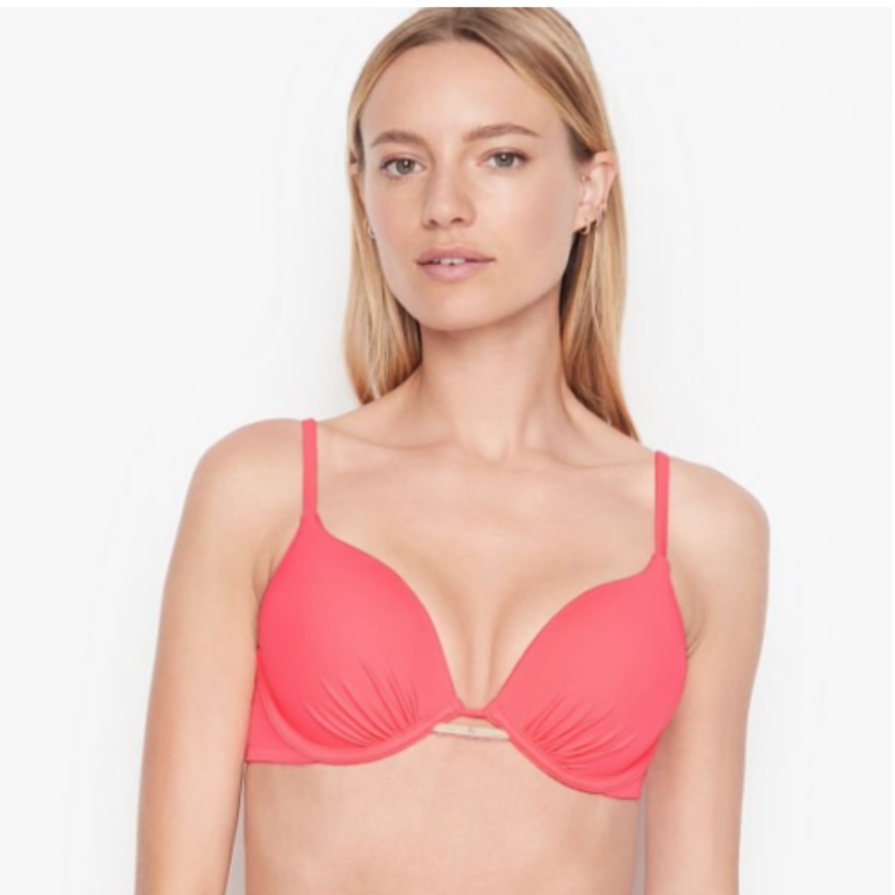 👙 NWT Victoria's Secret Bali Bombshell Add-2-Cups Push-Up Swim Bikini Top